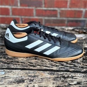 Adidas Goletto VI Men's Size 13 Black & White Indoor Soccer Athletic Shoes T4